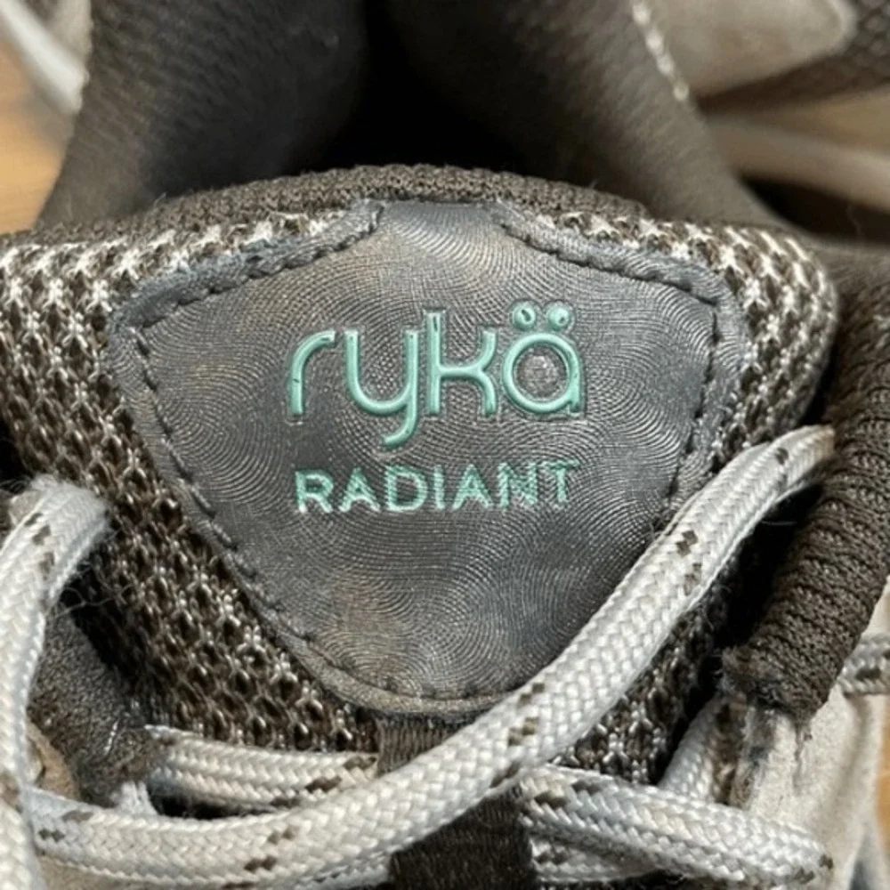 Ryka Radiant Ortholite Nitracel Fitness Walking Shoes Sneakers Brown Tan Leather